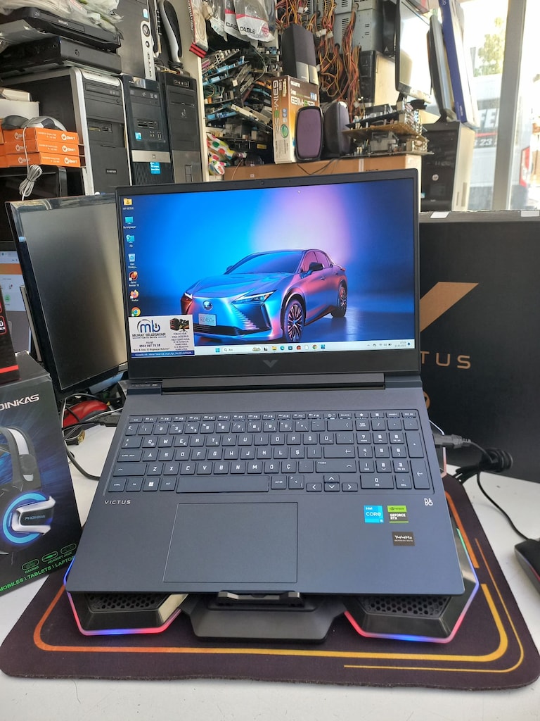 HATASIZ HP VİCTUS İ5 12 NESİL 16 GB RAM DDR5 RTX 3050 Tİ 16.1 EKRAN KA - 9