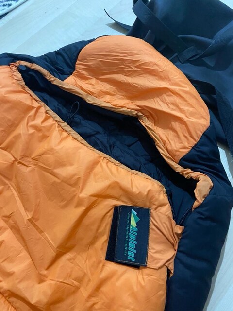 alpinist -30 mumya tipi uyku tulumu