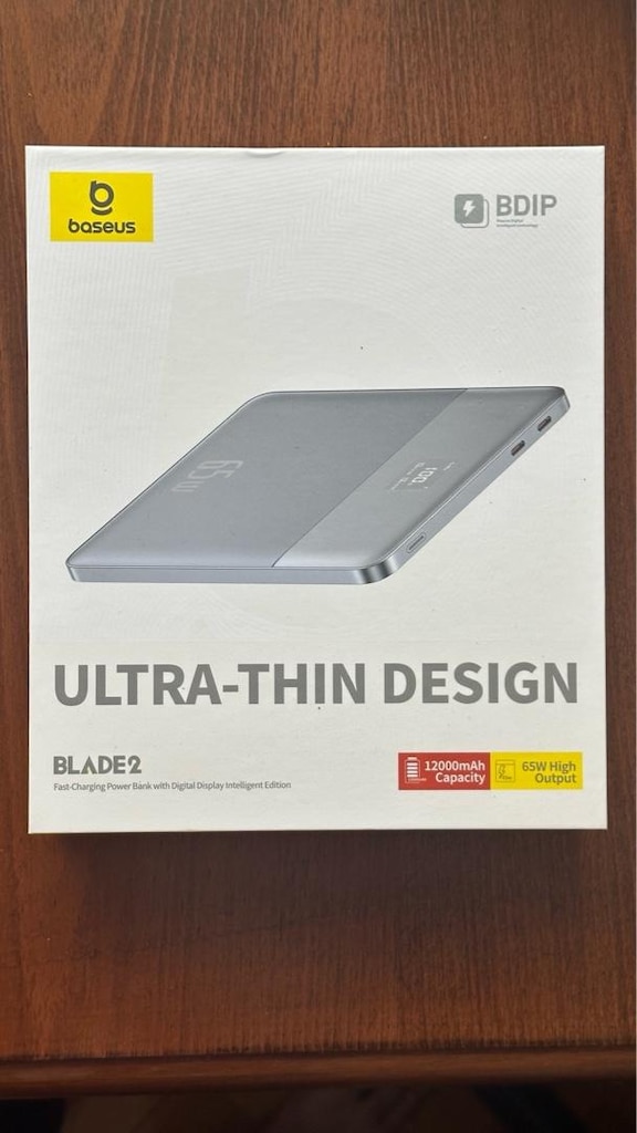 Baseus Blade 2 65W Ultra İnce Laptop & Telefon Powerbank