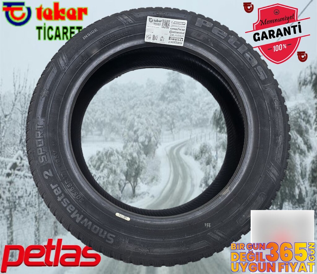 205 55 17 Petlas Snowmaster 2 Sport #kış & kar lastiği# Teker Ticaret - 2