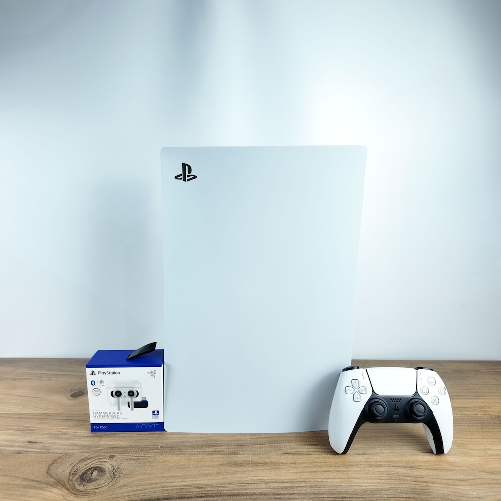 PLAYSTATION 5 STANDART CDLİ TEK KOL + RAZER HAMMERHEAD KULAKLIK - 2