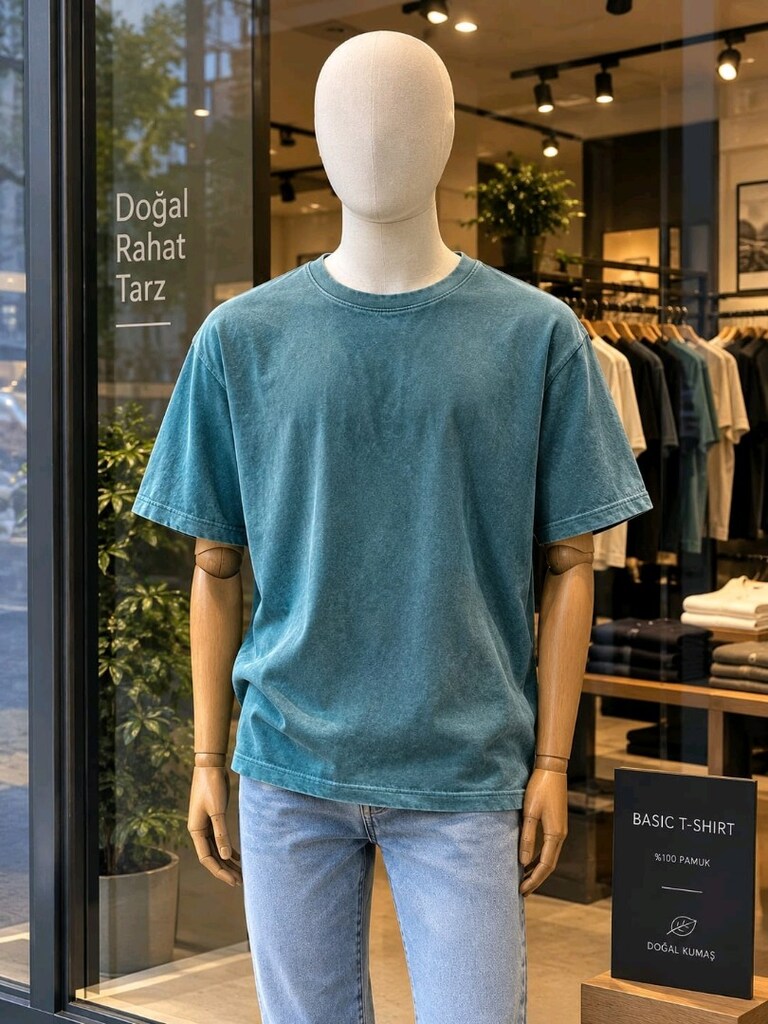 Mango Yeşil Tişört L Beden - 3