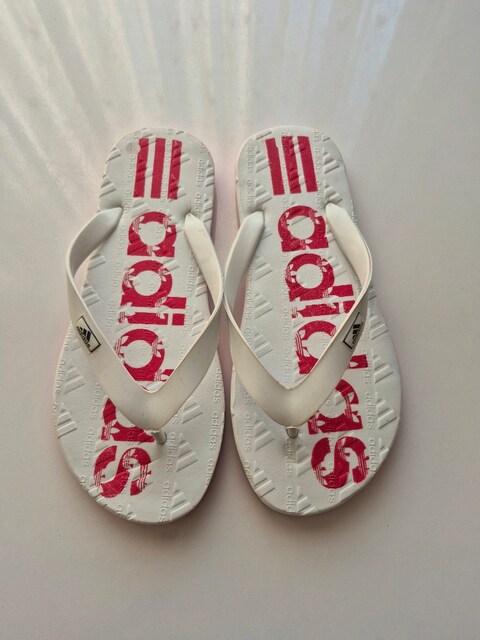 Beyaz Adidas Plaj Terliği, Parmak arası, 38-38,5