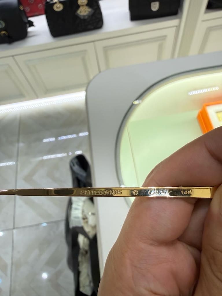 Cartier CT0019O Gold Çerçevesiz Gözlük - 5