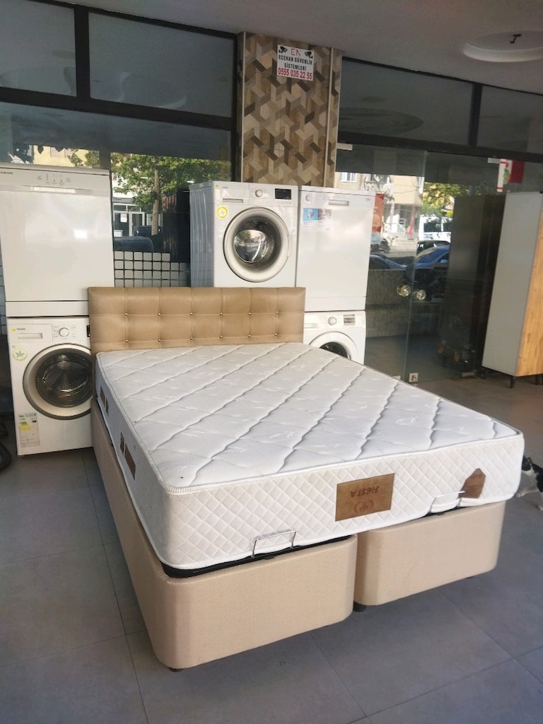 Fiesta özel ölçü 140/190 çift kişilik lüks solit baza başlık yatak adr - 4