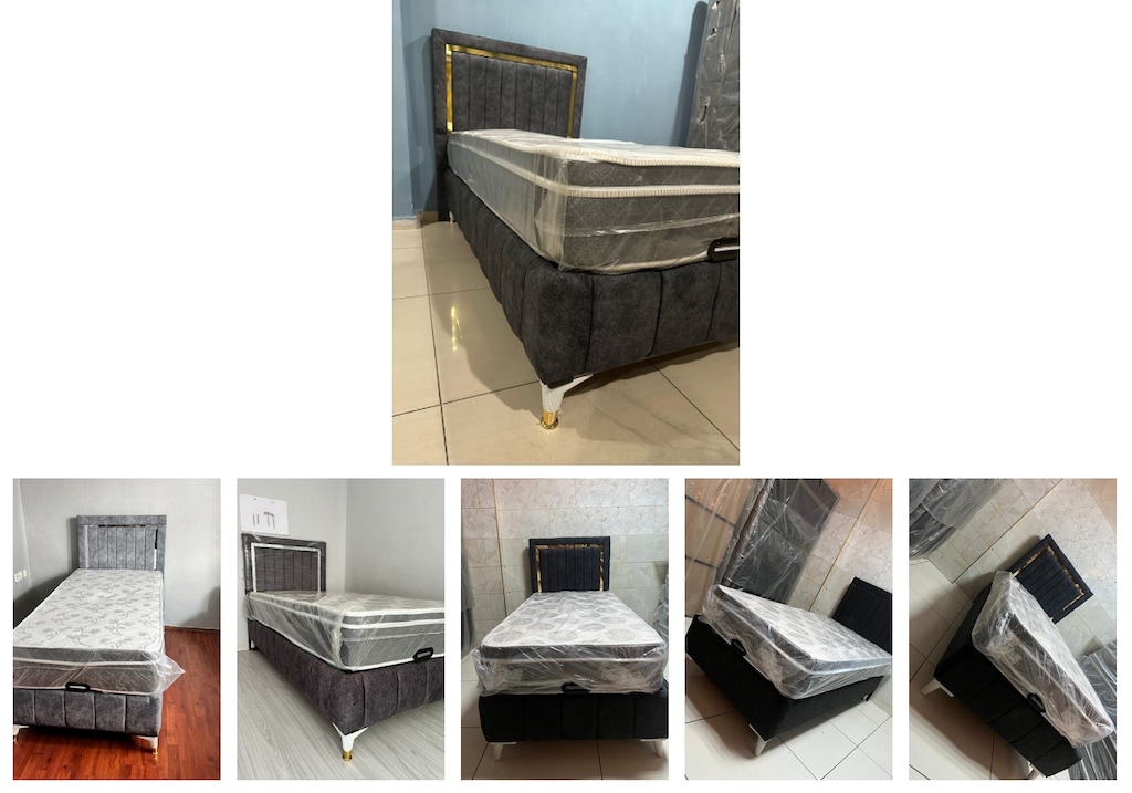 tek kişilik baza başlık yatak lsvminogbq - 6