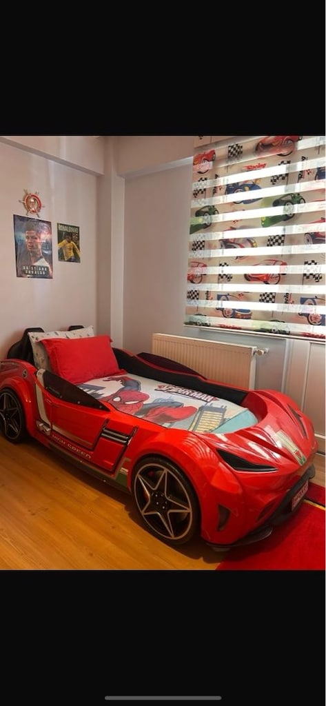 Çilek GTE Araba yatak(kırmızı) 99*191cm