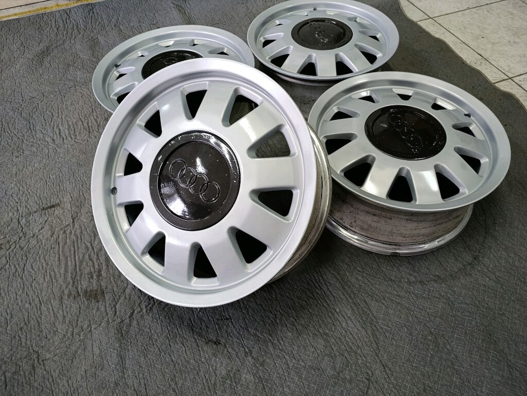 15 5x112 hatasız audi hafif çelik jant - 2