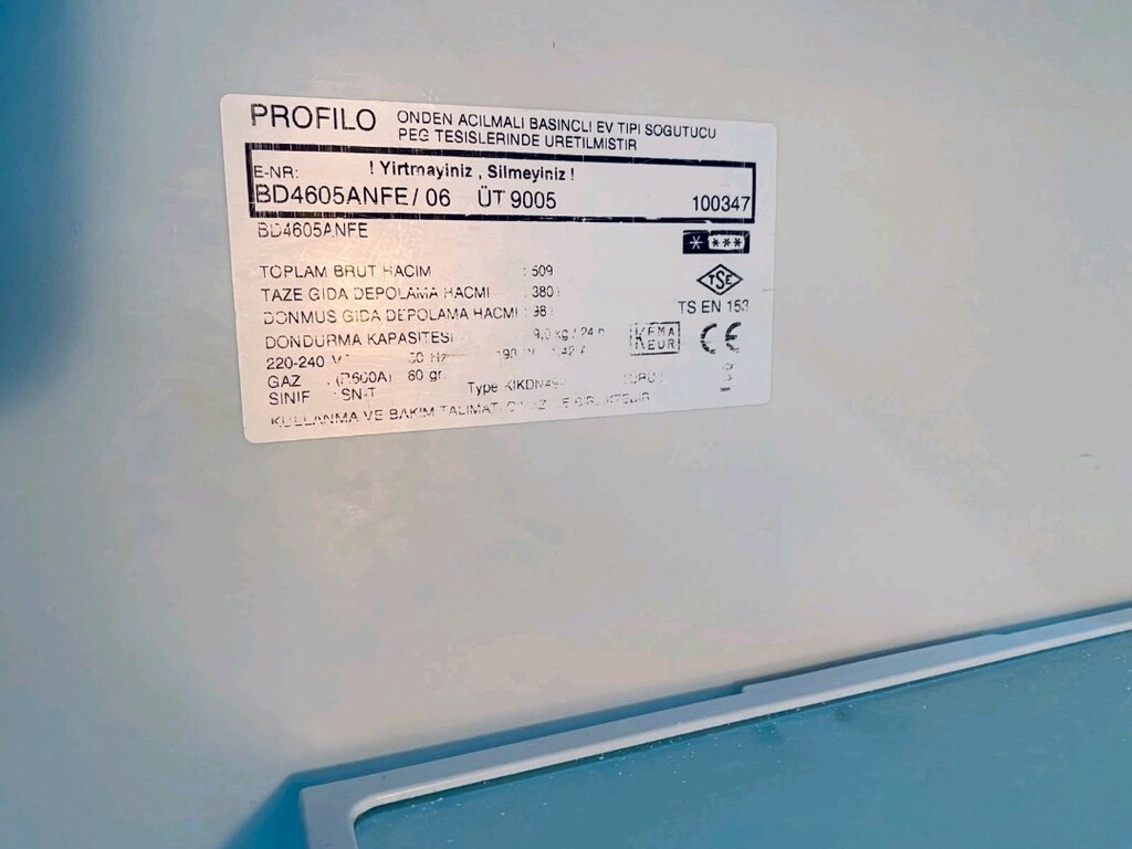 Profilo marka çift kapılı nofrost 509 ltlik dijital ekran buzdolabı - 7