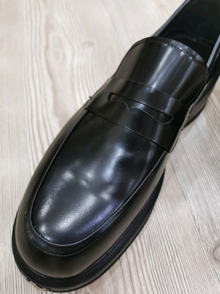 Dolce Gabbana Hakiki Deri Kalın Tabanlı Loafer Ayakkabı - 6
