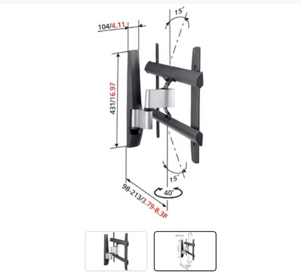 Vogel’s EFW 6325 TV Duvar Askı Aparatı 32-50" - 3