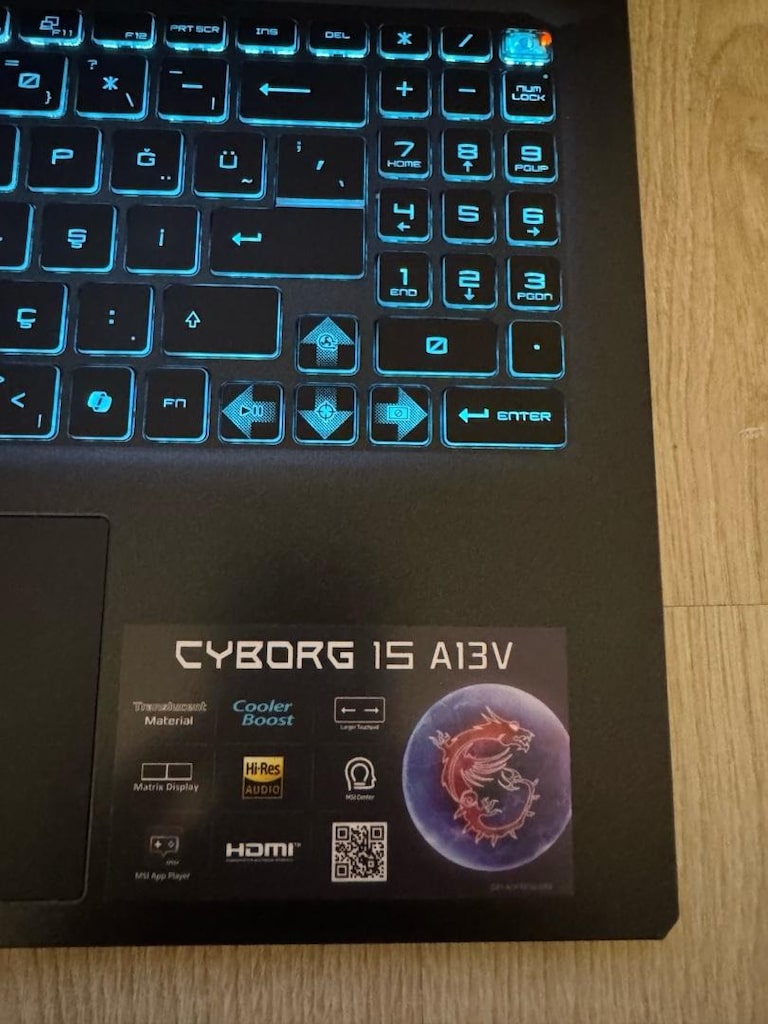 msi cyborg gaming laptop resmi garantili - 3