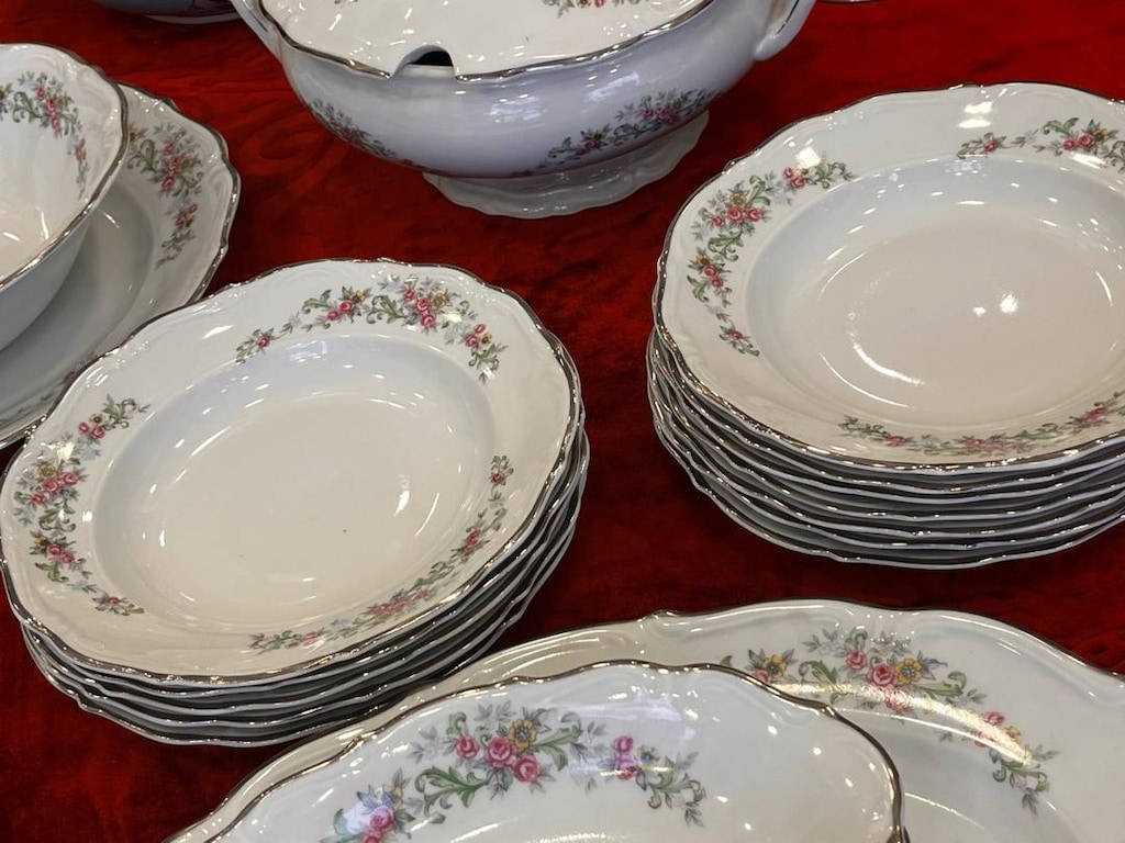 PORSELEN 12 KİŞİLİK YEMEK TAKIMI 45 Parça - 5