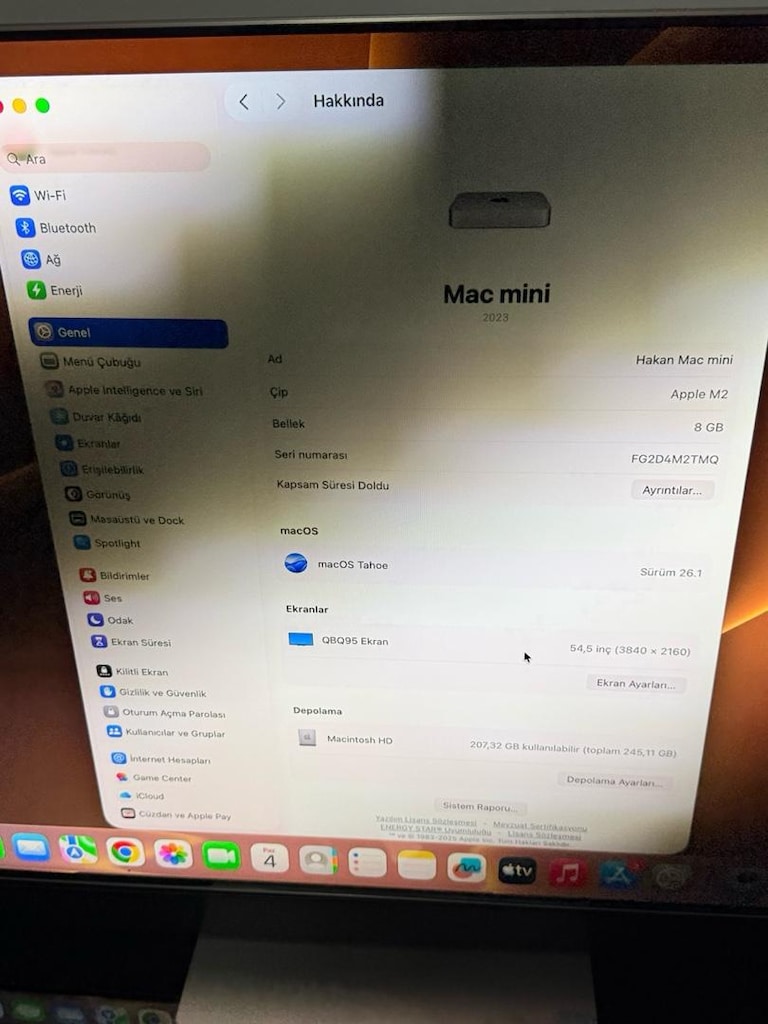 mac mini m2 8 gb ram 256 gb rom macig mause+keybard+pad - 2