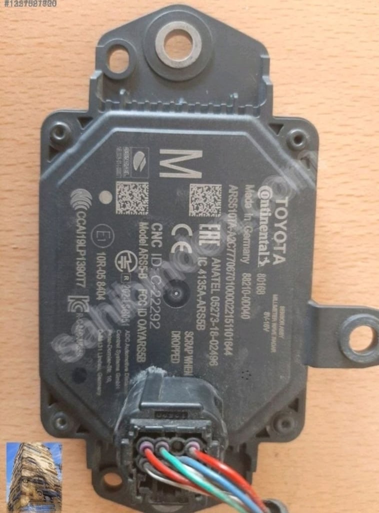 TOYOTA YARİS 1.5 HİBRİT ÖN MESAFE RADAR BEYNİ VE TESİSATI - 2