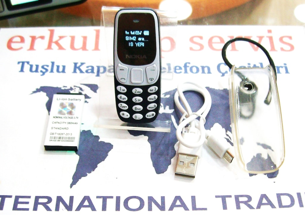 3310 MİNİ PARMAK TELEFON SES DEĞİŞTİRME ÖZELLİKLİ - 3
