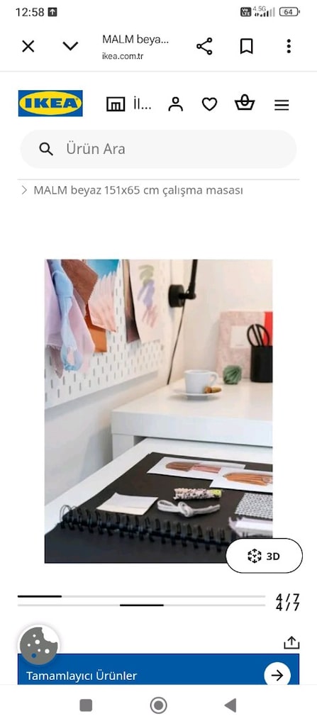 IKEA Malm çalışma masası - 5
