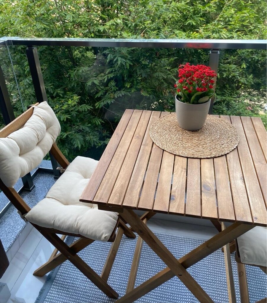 koçtaş virgina bistro ahşap balkon masası - 2