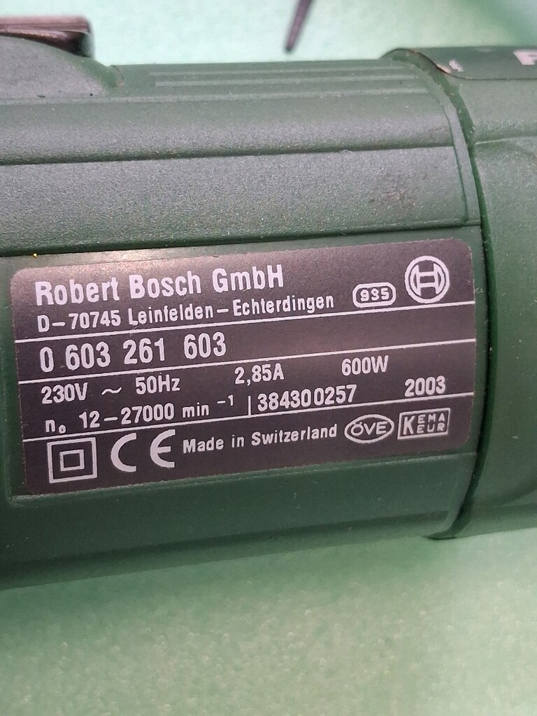 FREZE BOSCH - 2