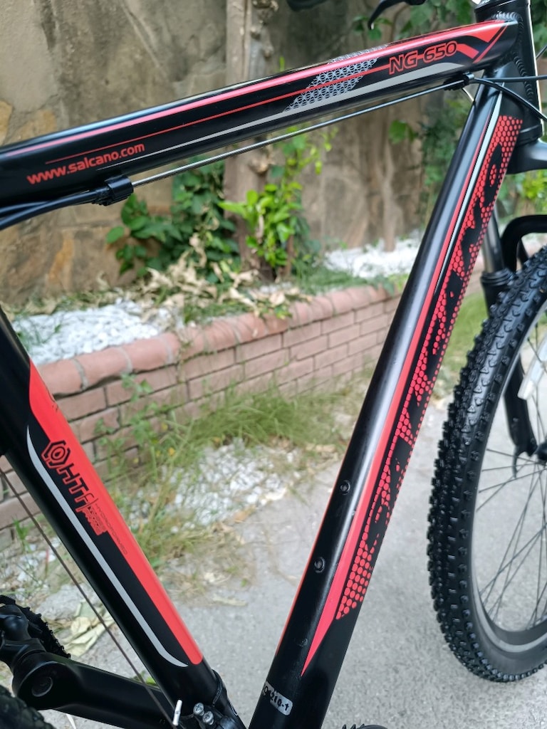 Teker 27.5. Aluminyum. 50cm. Shimano 21 hız. Yeni gibi. - 7