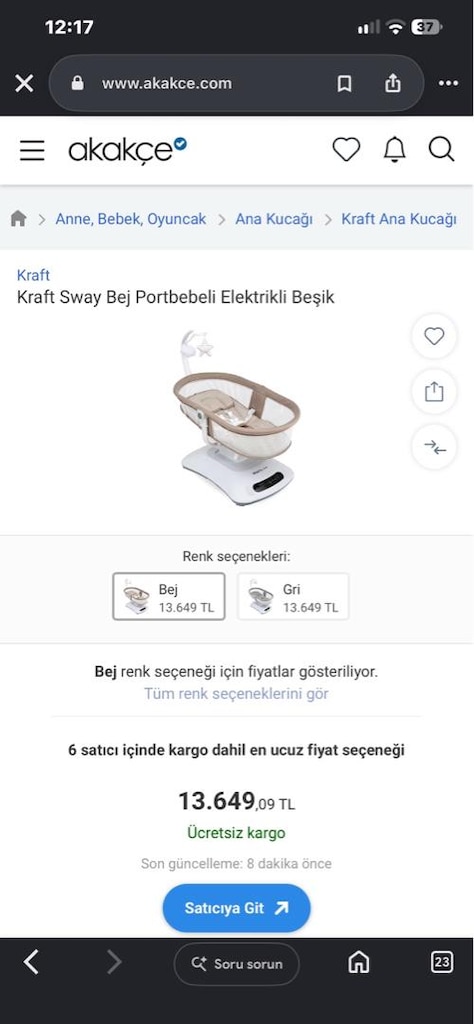 Kanz Elektrikli Ana kucağı Sıfır. - 5