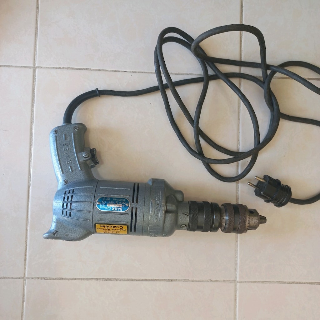 Eskilerden sağlam Metal çantasıyla elektrikli Matkap - 5