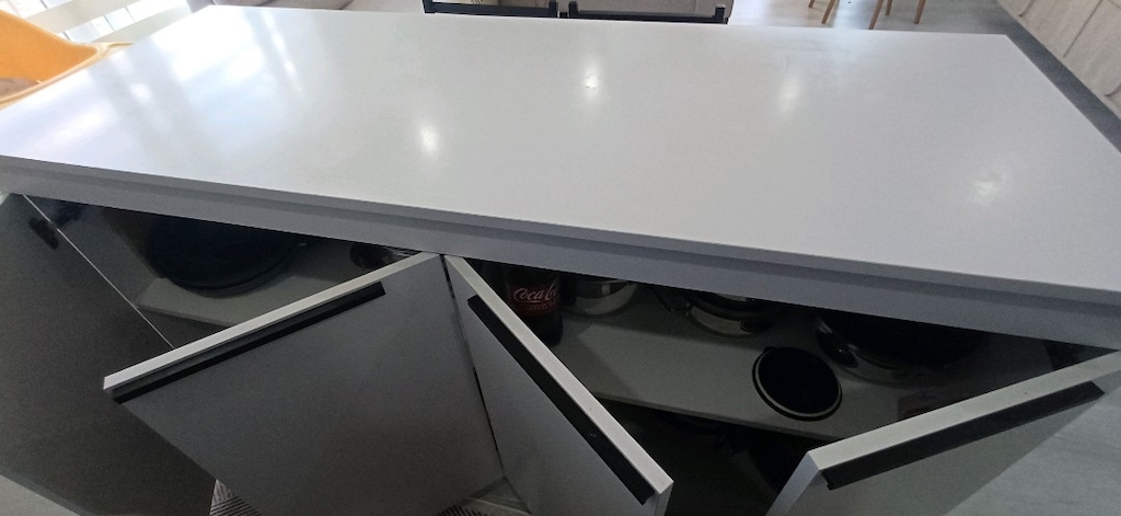 dolaplı ada mutfak masası takımı - 3