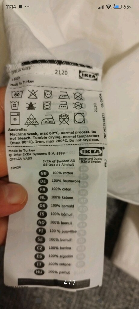 sıfır kullanılmamış Ikea yastık kılıfı - 6