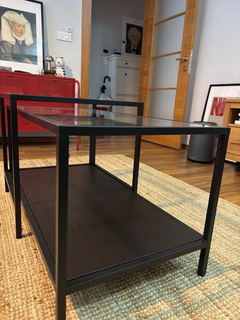 IKEA VITTSJÖ Cam Sehpa Seti – Çok Temiz / Sıfıra Yakın - 3
