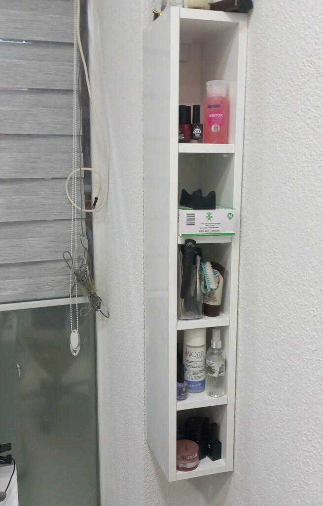 Duvar Tipi Dekoratif Raf – Kuaför / Banyo / Makyaj Odası - 2