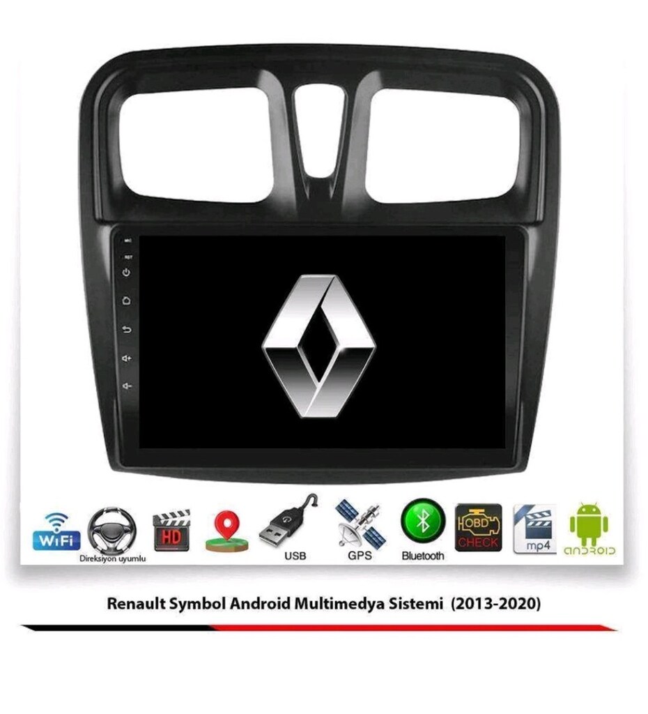 RAVX MULTİMEDYA ŞOOK FİYAT RENAULT SEMBOL CARPLAY KAMERA HEDİYE 4GB RE - 3