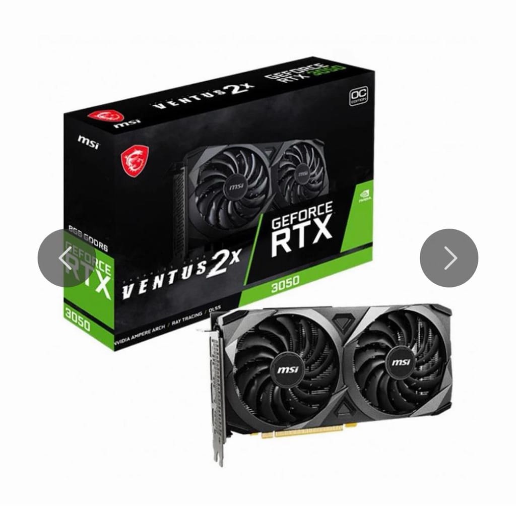 INTEL I3 12100F-MSI RTX3050 VENTUS-MSI H610M BOMBER-MSI 500GB SSD-16GB - 5