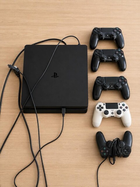 PS4 Slim + 5 kol