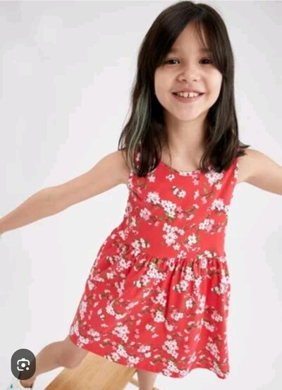 Defacto COLLECTİON Kids yazlık elbise