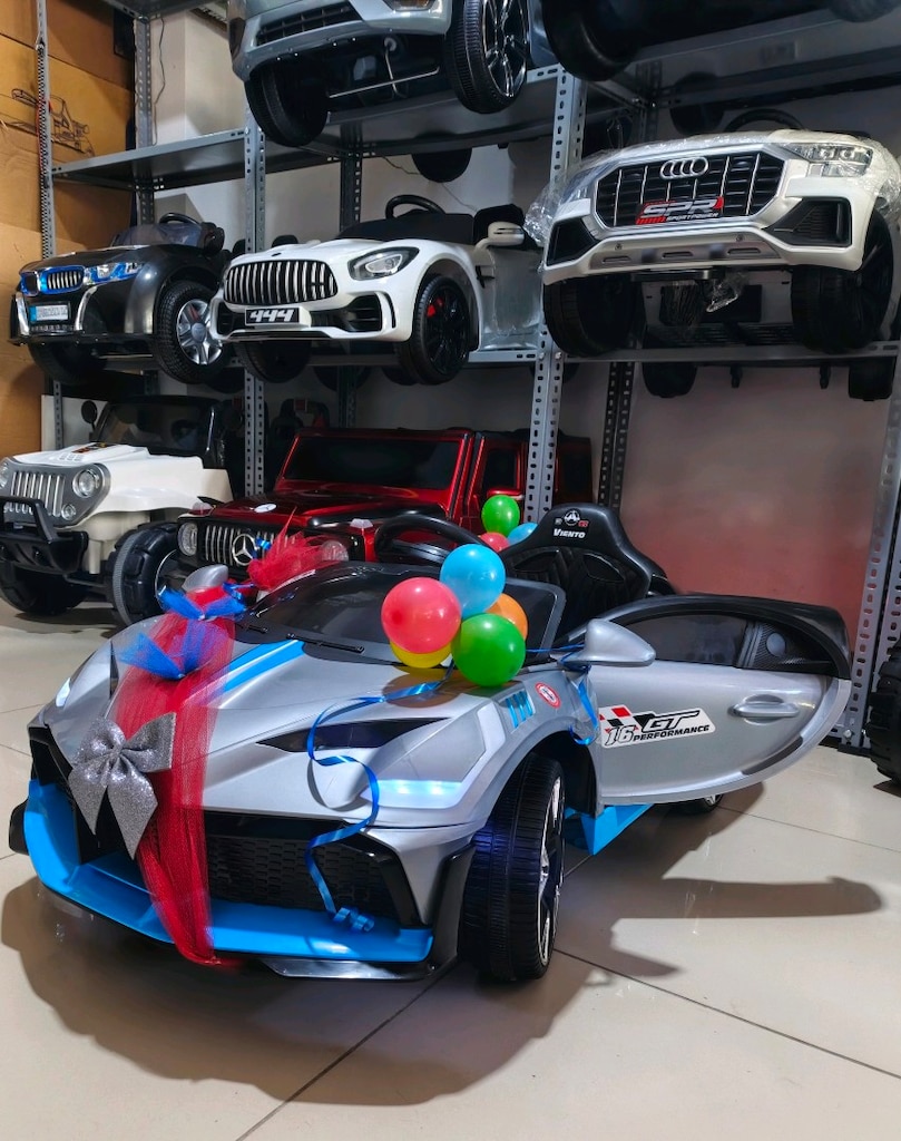 (AnkaCar çocuk oto galeri)SIFIR 3 İLERİ KUMANDALI BUGATTİ AKÜLÜ ARABA - 2