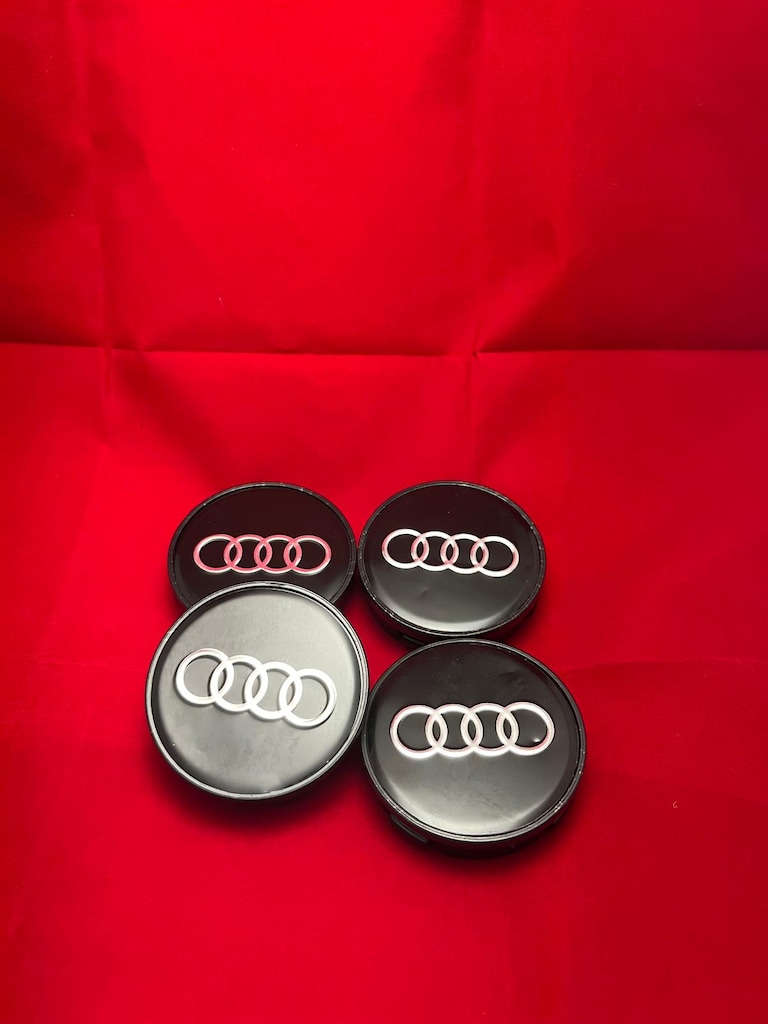 Jant Göbeği Audi 58/55 (55mm iç çap) 4l'ü Set Siyah