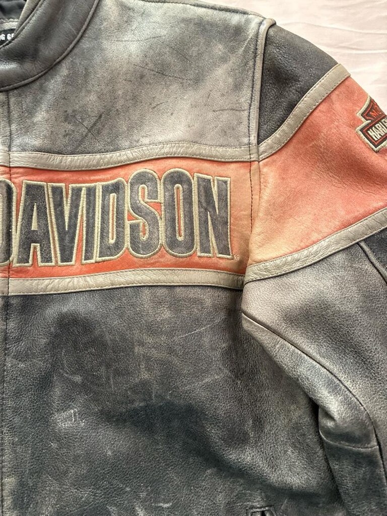Harley Davidson, Riding Gerçek Deri Ceket - 6