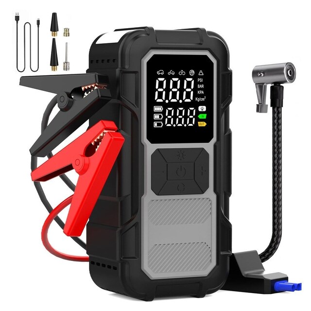 Suitu AT-002 Akü Takviye Cihazı | 4'ü 1 Arada 8.000 Mah
