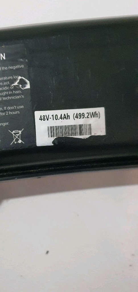 elektrikli bisiklet aküsü 48 volt 10.4 A sağlam yer esenler atışalanı - 7