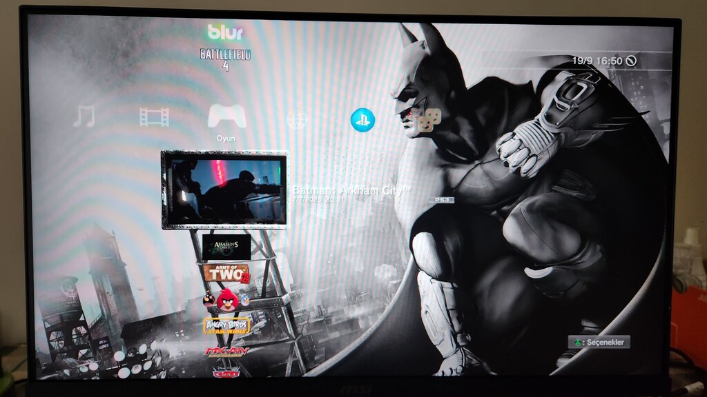 PS3 Slim 500 GB, 43 Popüler Oyunlu, Çift Kollu Sorunsuz Tertemiz - 12