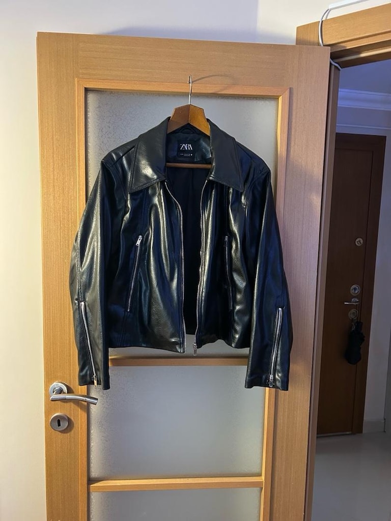 ZARA SUNİ DERİ CEKET RETRO SERİSİ - 4