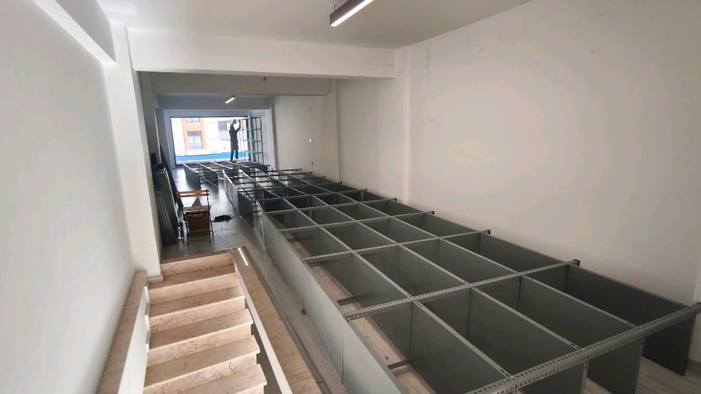 çelik raf depo rafı oto yedek parça rafı ikinci el raf çıkma 93 x 31 - 4