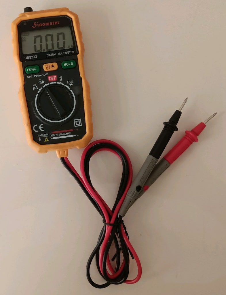 Fener li Multimetre Avometre Voltmetre cihazı akım ölçer aleti - 2