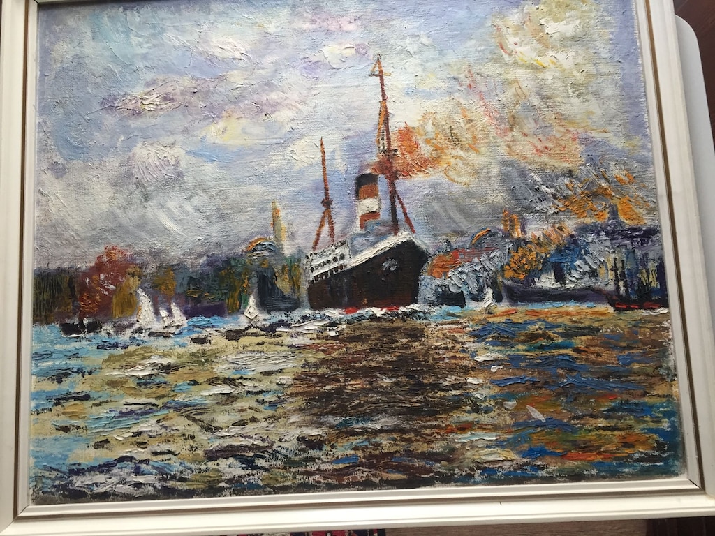 PRES TUVAL ÜZERİ YAĞLIBOYA TABLO - 3