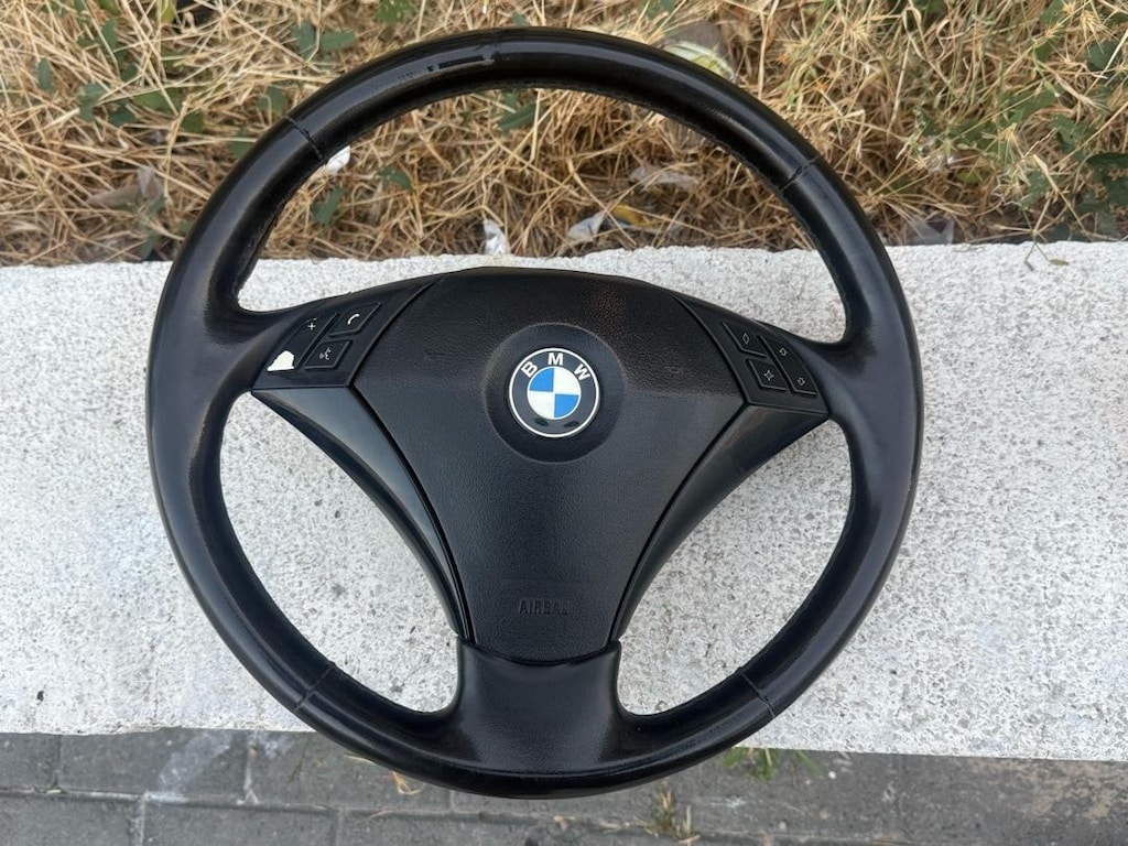 BMW E60 Direksiyon Orjinal Airbag li 3 Kol Direksiyon , - 3