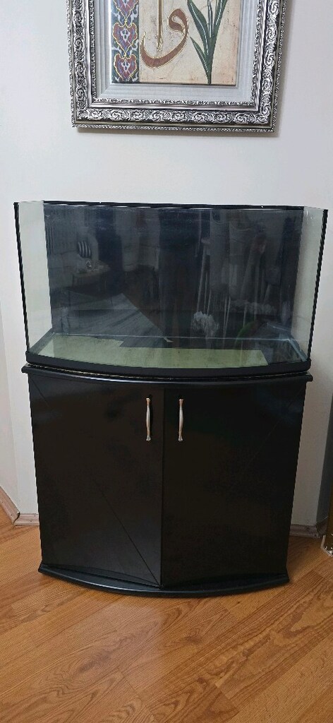 akvaryum ışık ve tepe filtre 80 cm bombeli sehpalı - 13