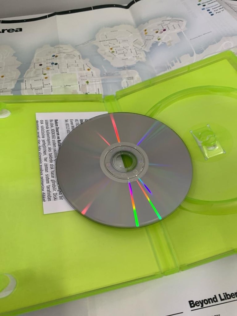 xbox 360 GTa 4 IV oyun cd dvd kutu kitap harita mevcut - 4