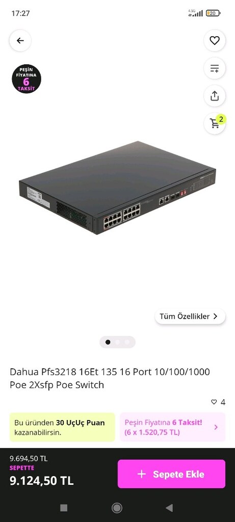 switch tiandy switch Cisco - 7