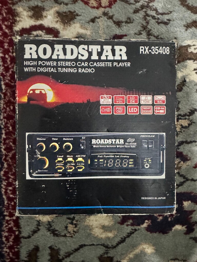 Klasik/Retro Roadstar RX-35408 Kaset Çalar Oto Teyp - Kutusunda - 4