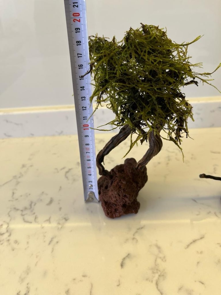Akvaryum Christmas Moss Sarılı Ağaç Figür Dekor - 4